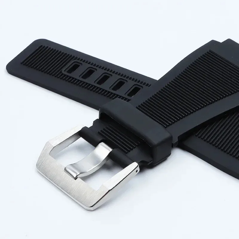 جديد طبيعة الأسود الأزرق المطاط حزام الساعات دبوس مشبك اكسسوارات جرس روس حزام BR01 BR03 22 مللي متر 24 مللي متر في الهواء الطلق معصمه مقاوم للماء