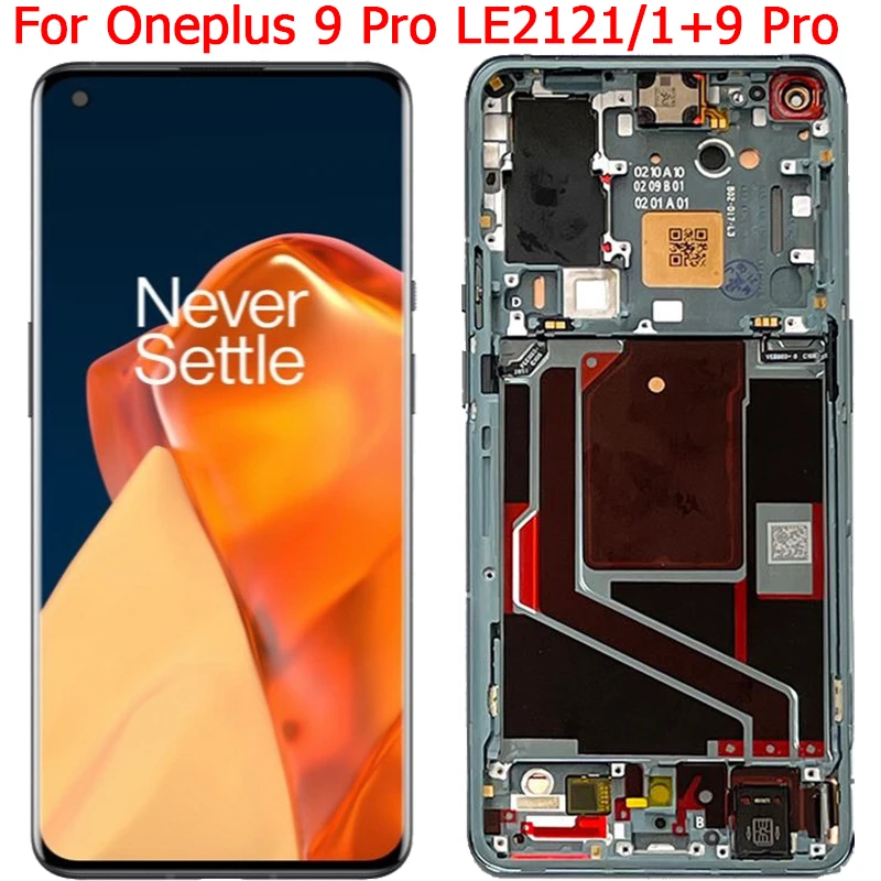 Oneplus Pro Lcd Touch Screen Display com Frame 67 Le2121 Le2123 Le2125