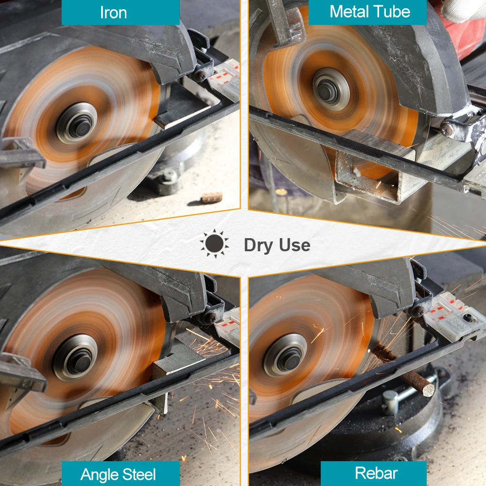 EXFEIN 金属丸鋸切断ディスク セラミック超硬鉄鋸刃 金属板 金属パイプ 配管 鉄筋用鋸