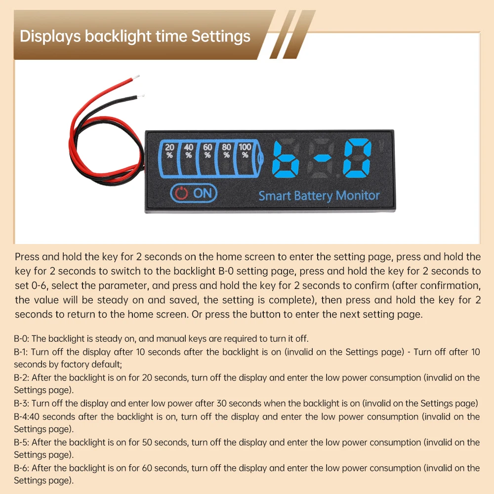 DC 7V-40V 3-14S LED-Batteriekapazitätsanzeige Leistungsanzeigefeld Lithium-Blei-Säure-Batteriekapazitäts- und Spannungsmessmodul – Detail 12