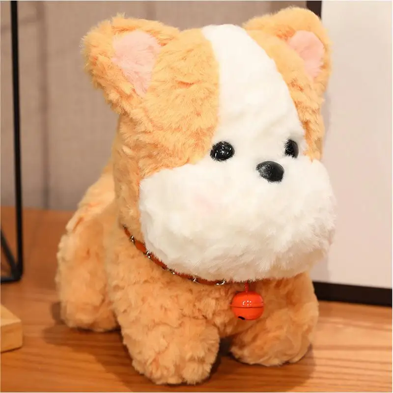 Dog Stuffed Animals Plush Toy Cute Simulation Pets Fluffy Baby Birthday Gifts Christmas Children Malzis Puppy  Toys for Living