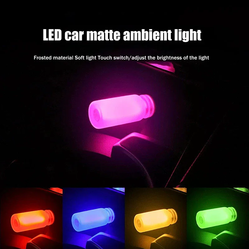 

Mini 5V USB Touch Control Car LED Light Atmosphere Light Bulb Incandescent Lamp Filament Bedroom Night Decoration Frosted Glass