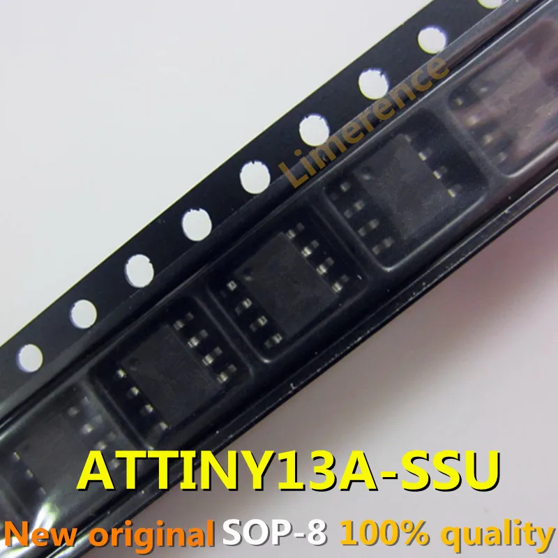 10PCS ATTINY13A-SSU SOP8 ATTINY13A SSU ATTINY13 TINY13A  TINY13A-SSU SOP-8 SMD New and Original IC Chipset