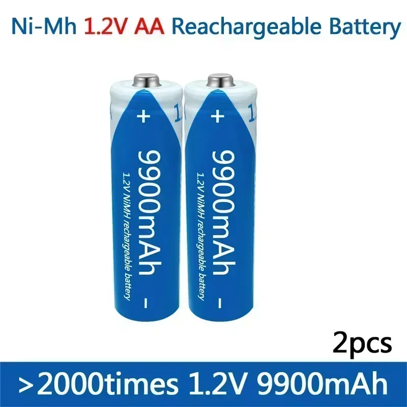 2024-batería recargable para pistola de temperatura,pila AA de 1,2V,2500mAh, Ni-MH,para ratón de juguete con control remoto