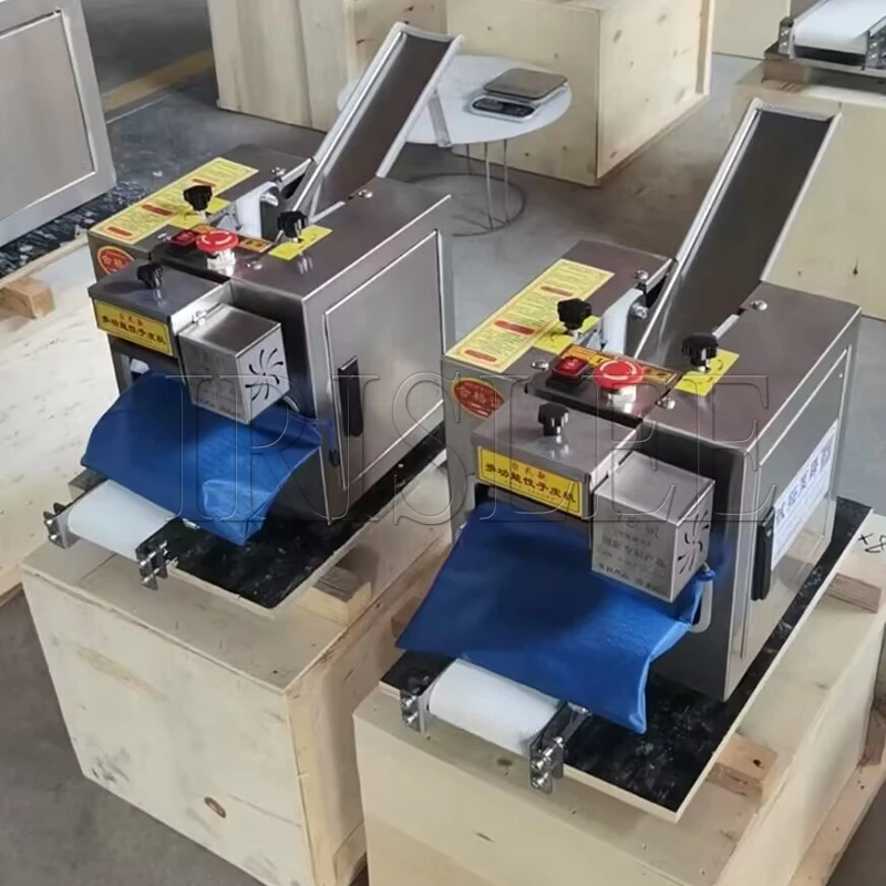 Dumpling Machine Commercial Full-automatic Wrapper Lmitation Leather Rolling Steamed Bun Wonton Skin Pressing