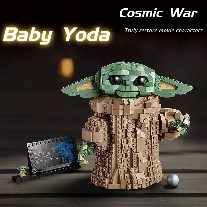 

Classic Movie Scene Space Wars Baby Yoda Cute baby Building Blocks Model 75318 Toys Kids For Christmas And Birthday Gifts