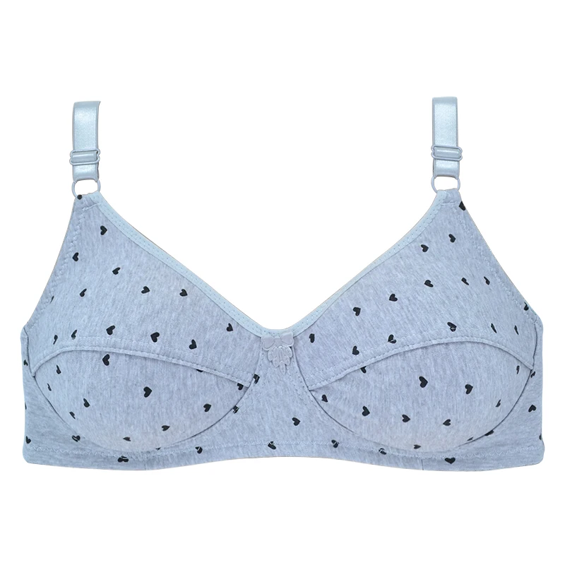 New Arrival Women's Sweet Lingerie Unlined Cotton Bra Comfortable Wirefree Bras For Women Soft Thin Underwear