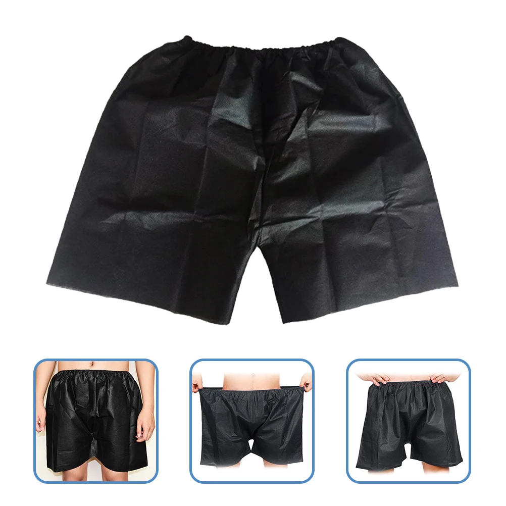 50 Uds. Calzoncillos Boxer desechables de tela no tejida para hombre, calzoncillos portátiles para hombre, accesorios de ropa de viaje al aire libre