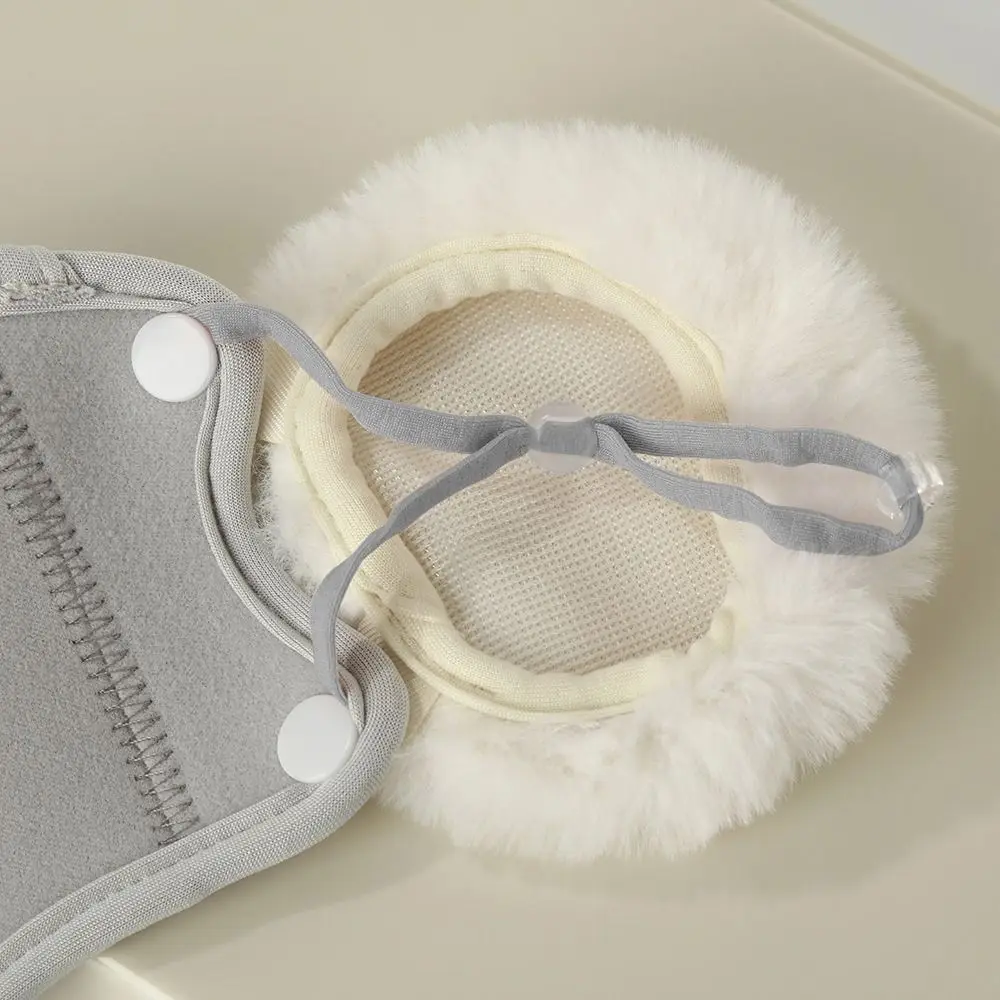 Antivento 2in1 Paraorecchie Maschera Antipolvere Traspirante Protezione per le orecchie Maschera termica Semplice Visiera per moto Uomo Donna