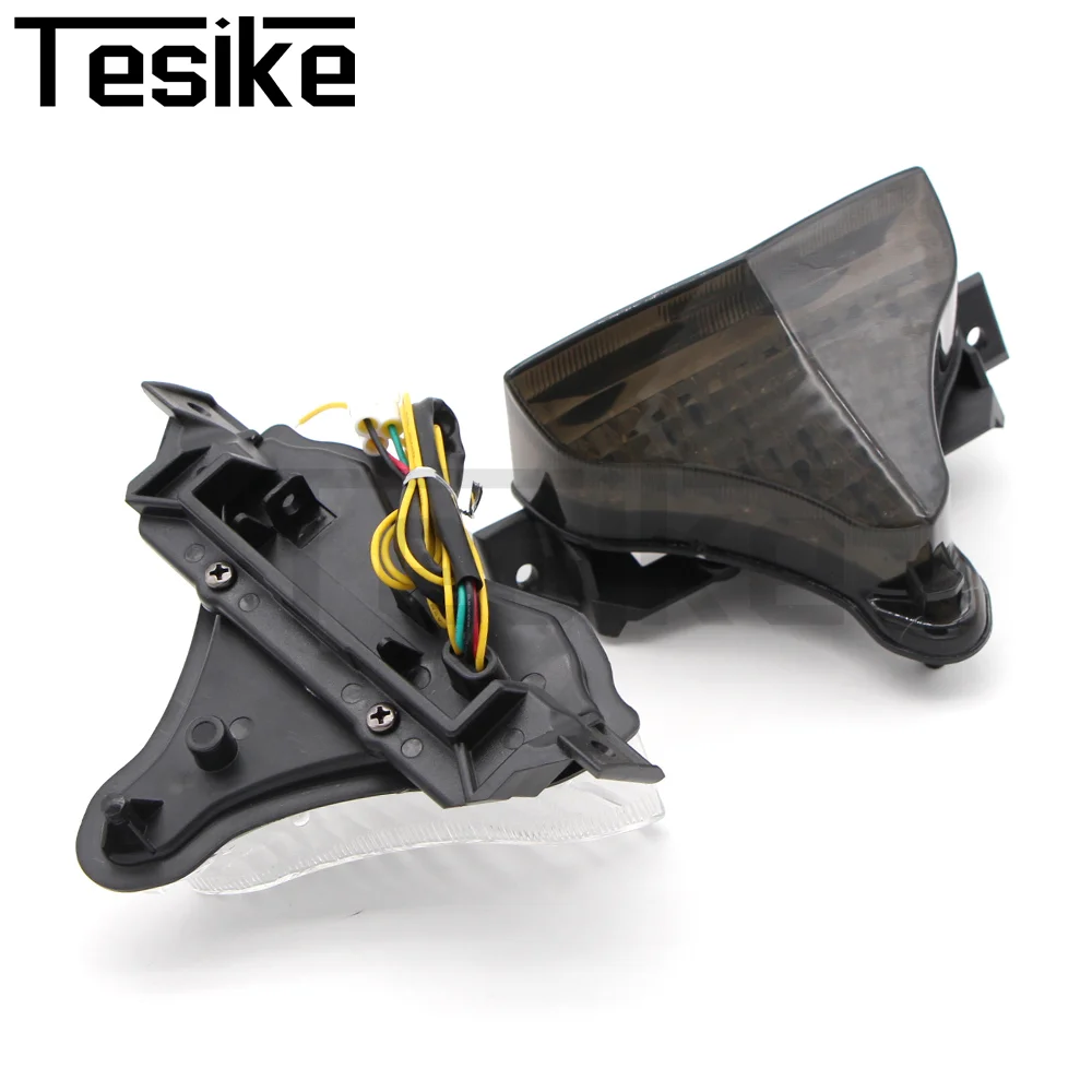 

Светодиодный задний фонарь для мотоцикла для YAMAHA YZF-R1 2009 2010 2011 2012 2013 2014, встроенный стоп-сигнал, указатель поворота