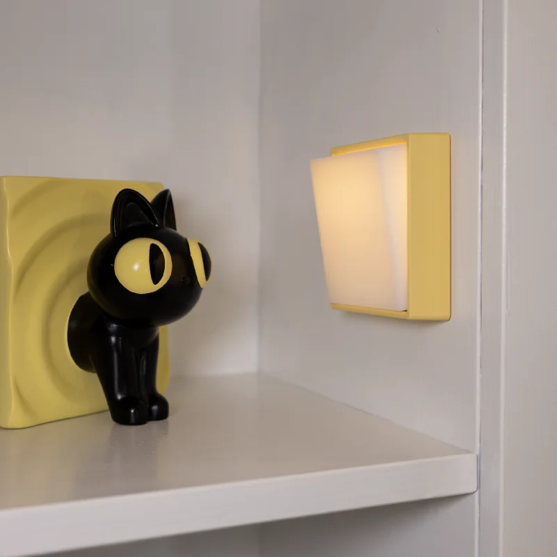 LED veilleuse minimaliste Rechargeable USB interrupteur lumière aimant synchronisation chambre chevets synchronisation veilleuse