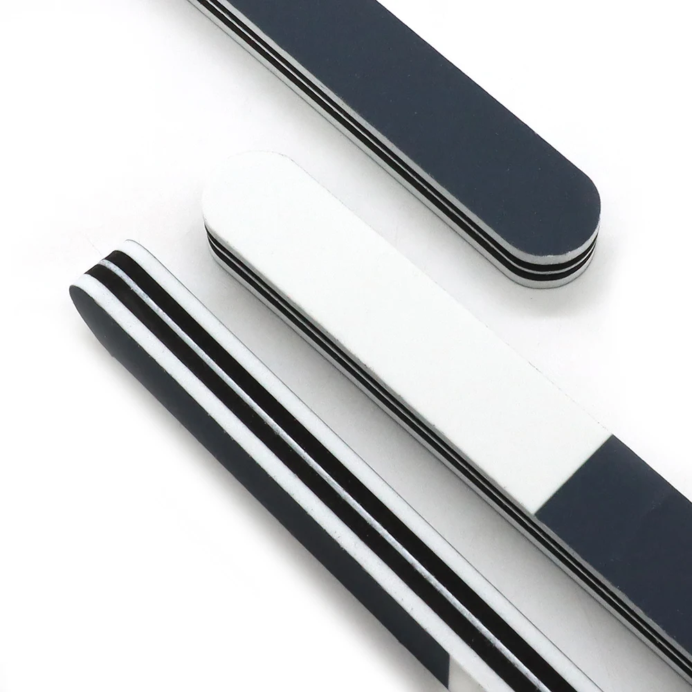 2/3/5 قطعة ثلاثة الوجهين ملفات تلميع الأظافر للتقليم 600/1200/3000 حصى المهنية مسمار الفن ملف عازلة شرائط DIY بها بنفسك صالون استخدام #2