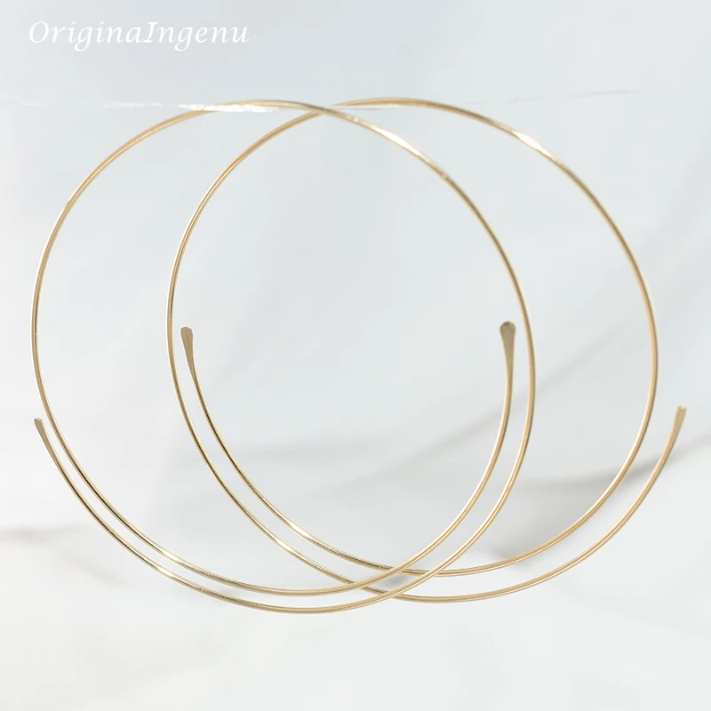 Hoop Earrings Handmade Jewelry Gold Filled/925 Silver Brinco Vintage Jewelry Party Gift Pendientes Oorbellen Earrings For Women
