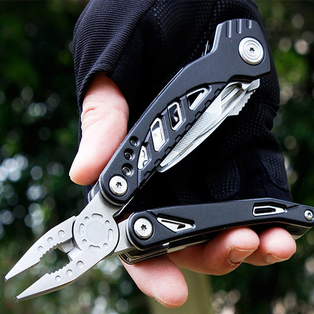 Steel Multi-tool Outdoor Survival Folding Knife Universal Pliers EDC Electric Tools Sharp Nose Pliers Multipurpose Knife