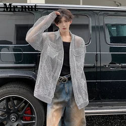 Summer Thin Men Jacket Youth Mesh Sunscreen Clothes Jackets Stylish Tops Cool Popular Breathable New Male Coat Casual Outerwear