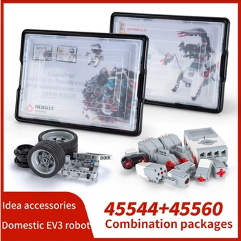 EV3 45544 parts kit 45560 teaching aid Robot small particle building blocks technology education parts set library toys for children