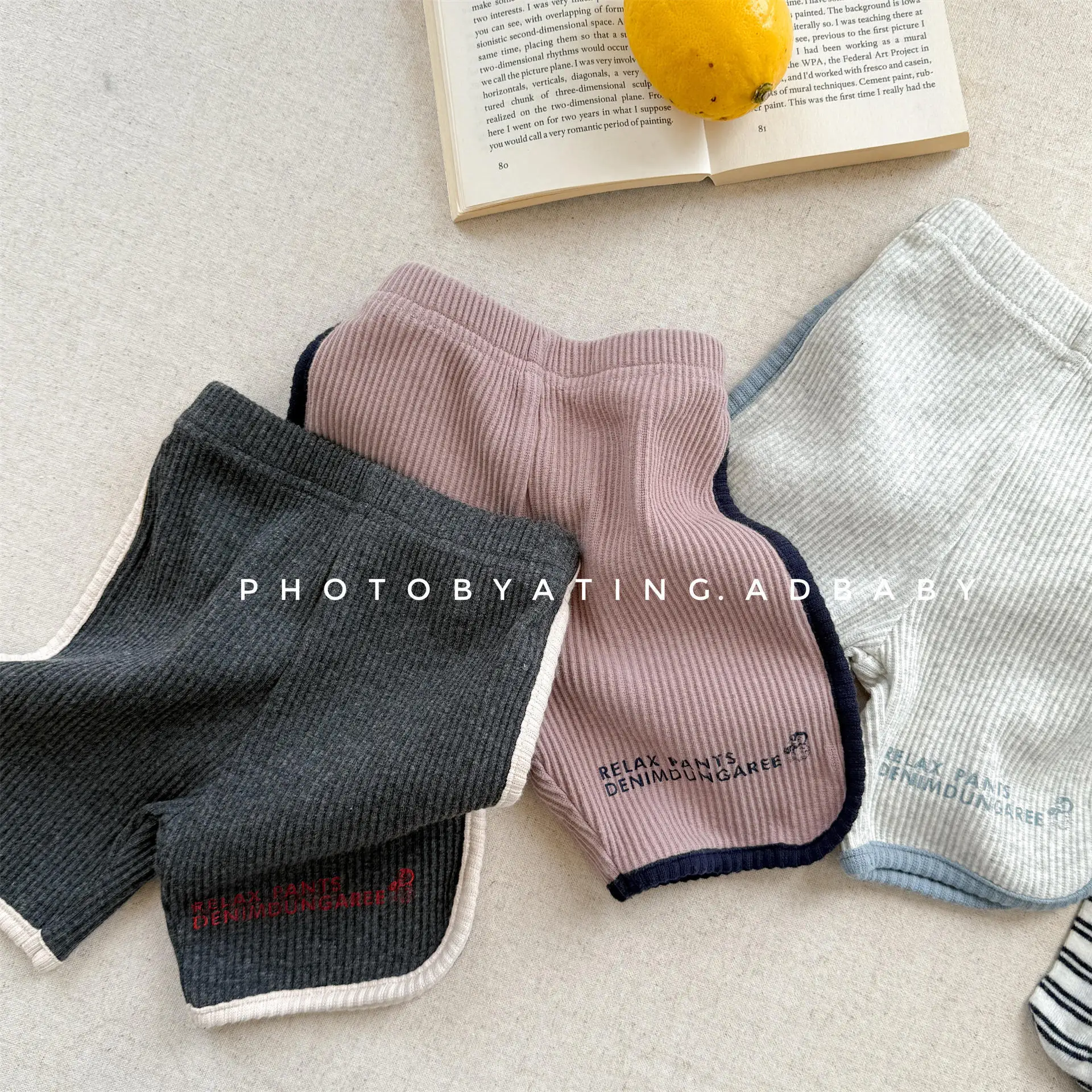 

2025 Summer New Girls Casual Shorts Kids Boys Letter Print Shorts Girls Summer Leggings Cotton Children Clothes