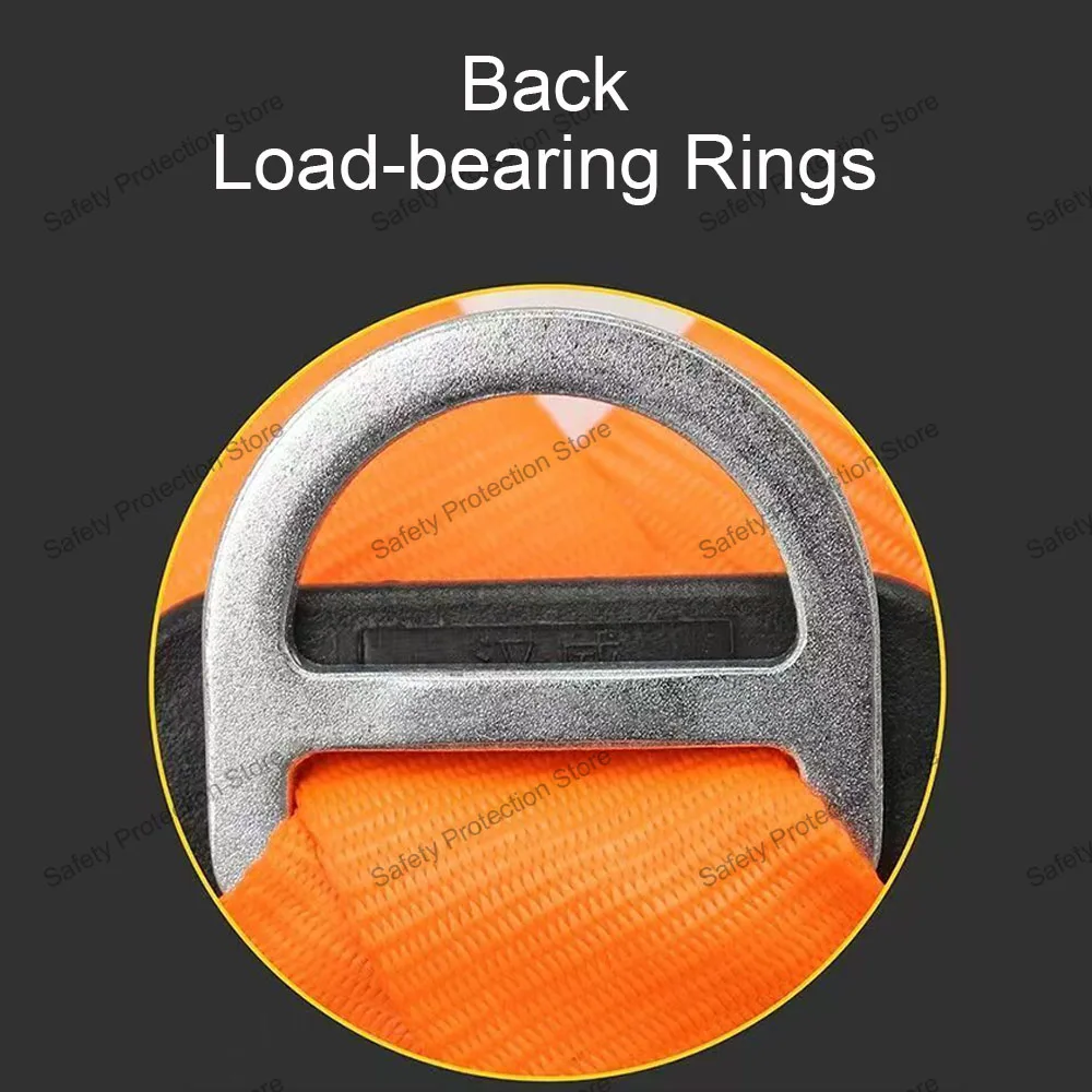 High Altitude Work Safety Harness Full Body 5-point Safety Belt Rope Outdoor Training Rescue Construction Protective Equipment