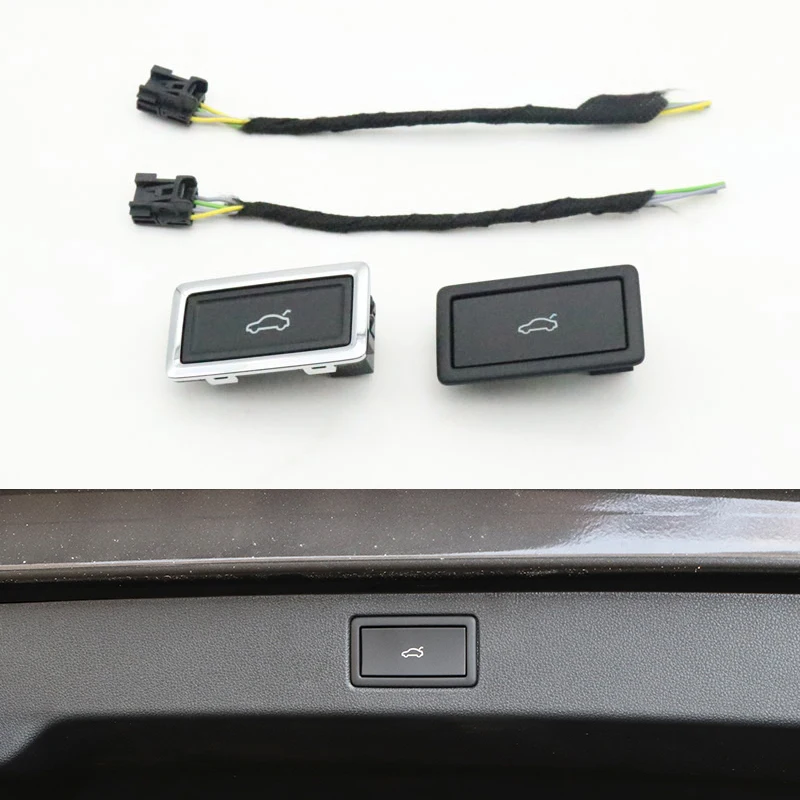 Car Tailgate Switch Rear Door Trunk Button For Audi A4 S4 A6 S6 A7 A8 S8 Q5 Q7 RS4 RS6 For VW Passat Phaeton