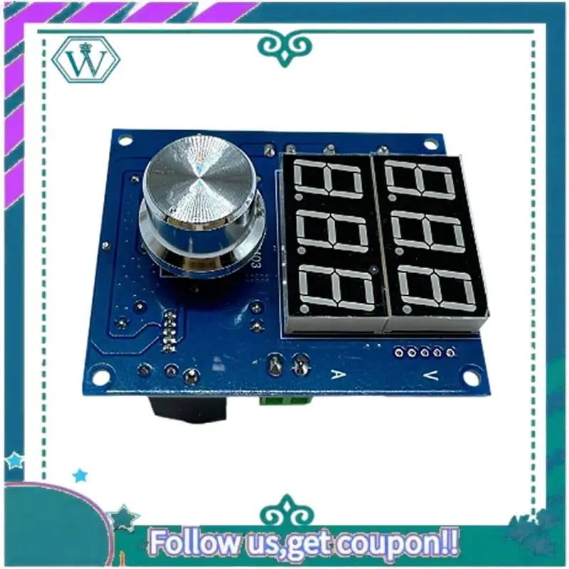 

AA92-Voltmeter Module Voltmeter Module Plastic XH-M403 XL4016 DC 8A High Power Voltage Regulator Multi-Function Module