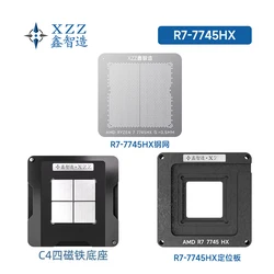 XZZ bga reballing stencil for AMD R9 7945HX 100-000000870 R7 7745HX 100-000000721 Directly heating precision square holes