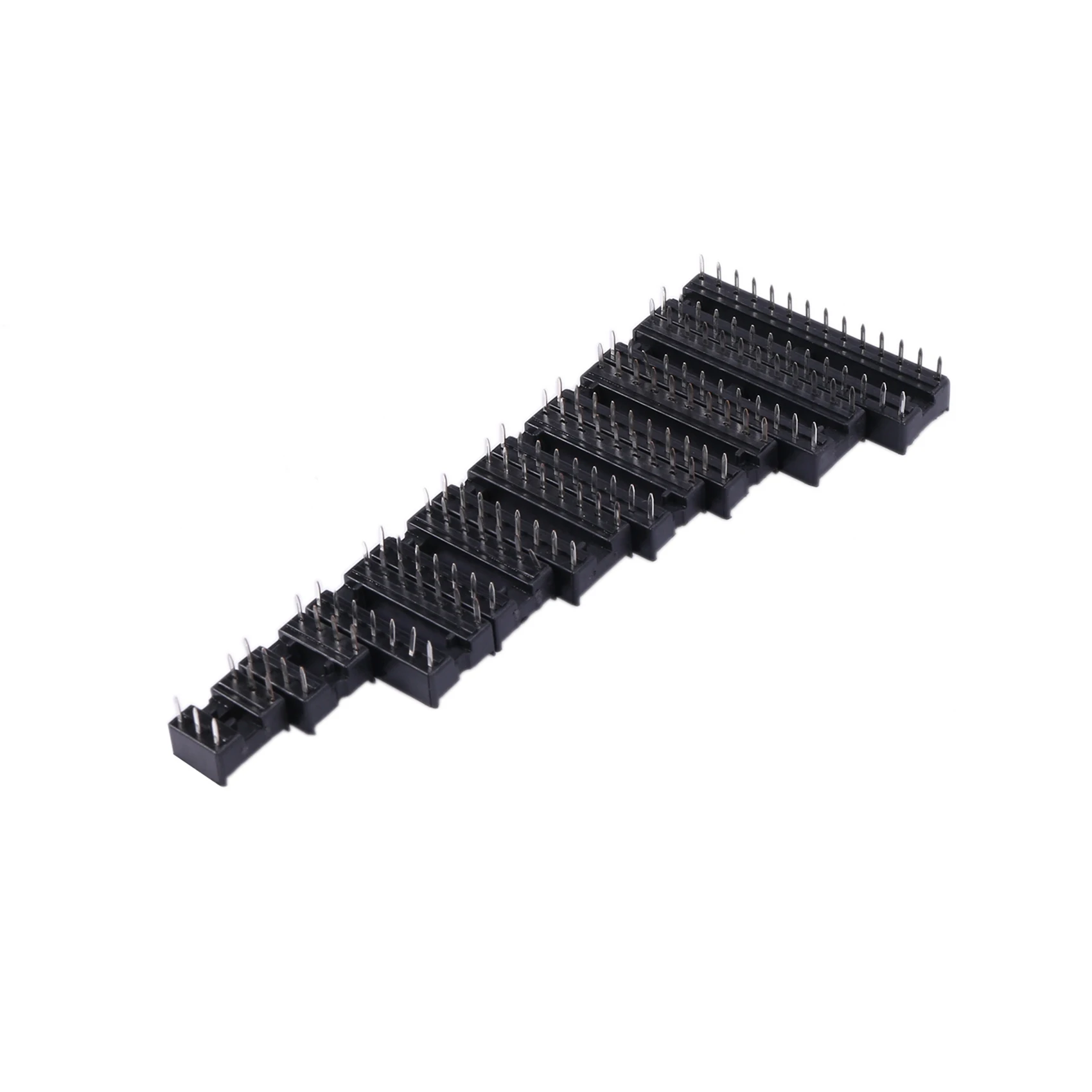 AS95-132Pcs DIP IC Sockets Adaptor Solder Type Socket Kit 6,8,14,16,18,20,24,28 Pin For Arduino PCB DIY Kit