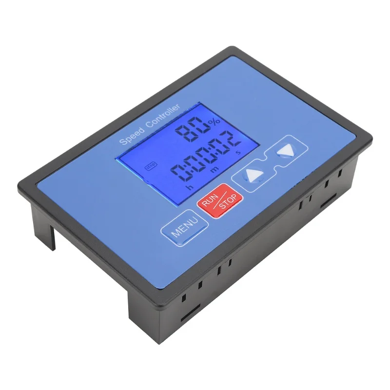 30A 6.5V-55V DC Brush Motor PWM Speed Controller Digital LCD Cycle Run/Stop Timer