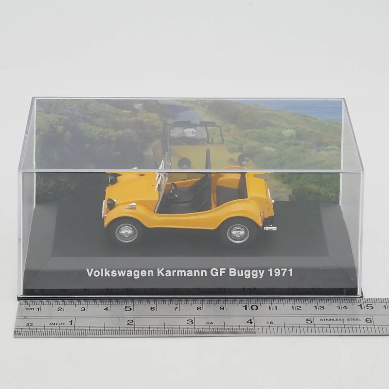 Diecast Ixo 1:43 Scale VW Karmann GF Buggy 1971 Alloy Car Model Collectible Toy Gift Souvenir Display Ornament