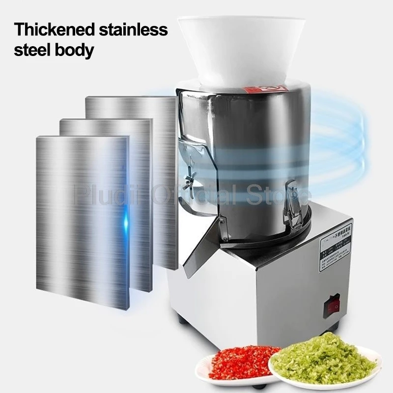 400W 40-60Kg Electric Meat Slicer Automatic Multi-function Vegetable Chopper Commercial Household Food Shred Dice Cutter Machine