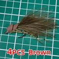 4pcs brown