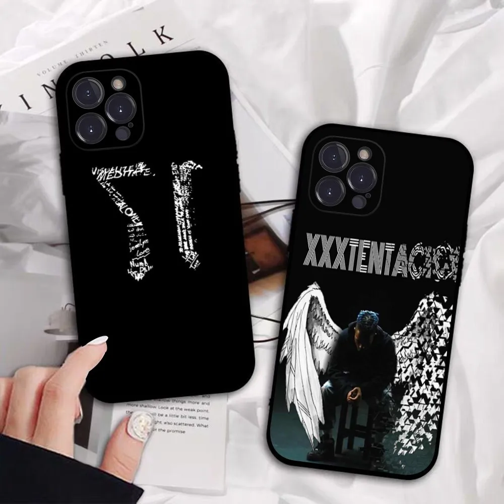 X-XXXTentacions 17 Rapper Phone Case For IPhone 16 15 8 7 6 6S Plus X SE XR XS 14 11 12 13 Mini Pro Max Mobile Case