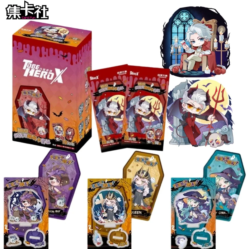 Card.Fun أصيلة العلامة التجارية الجديدة ليكون بطل الهالوين الاكريليك تحصيل بطاقة متعة اللعب بطاقة أنيمي الطرفية هدية عيد #1