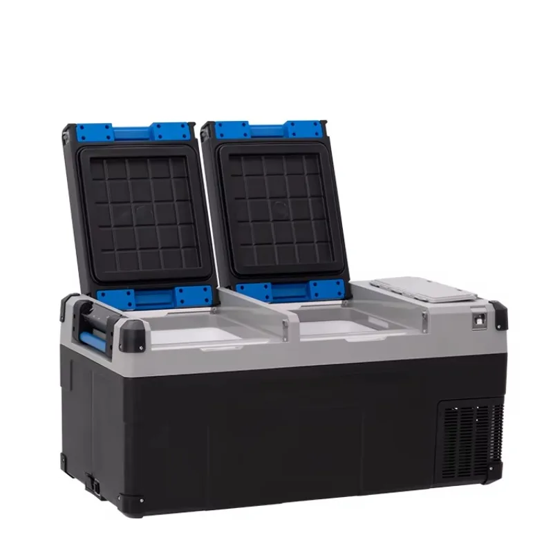 

Suitable for Solar Compressor Plastic Portable Dual Zone Car Refrigerator Freezer with Removable Battery