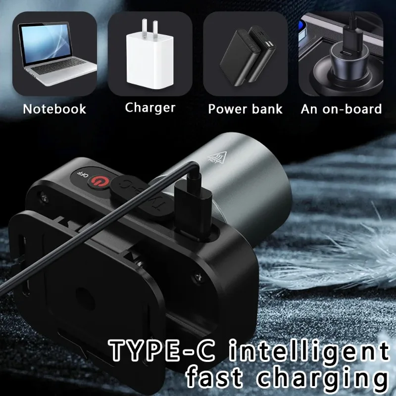 Strong Light Led Headlight 3 Modes Super Bright Zoom Flashlight USB Rechargeable Long Life Outdoor Fishing work Light Lantern