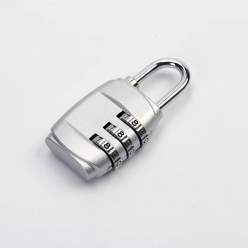 3 Digits Portable Mini Lock Padlock Safe Combination Code Lock Padlock for Luggage Zipper Backpack Travel Luggage Anti-theft