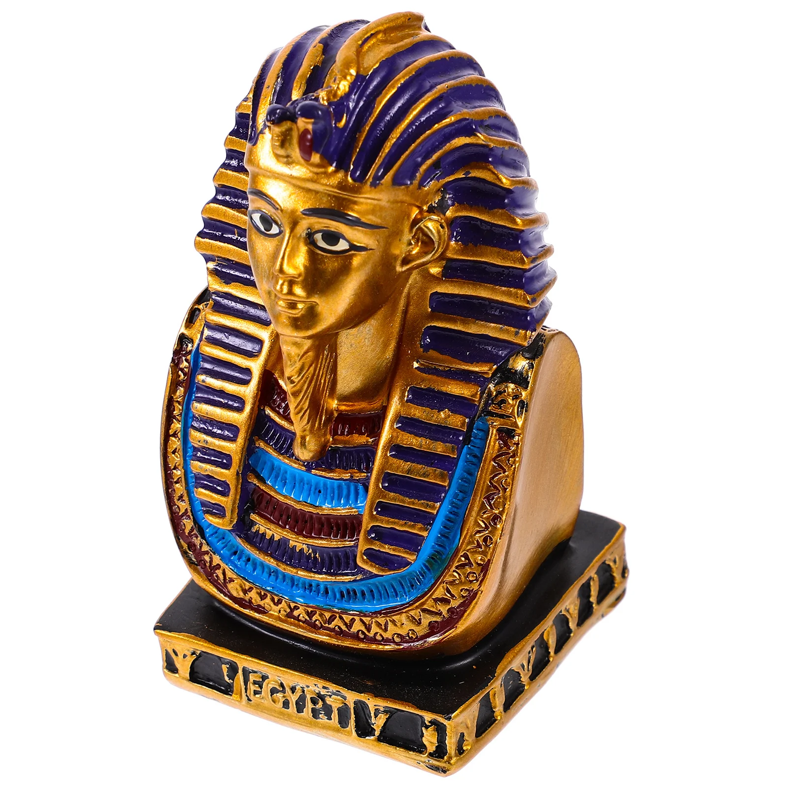 

Pharaoh Resin Statue Retro Egyptian Decor Office Home Desktop Adornment Sculpture Egyptian Statue Sculpture