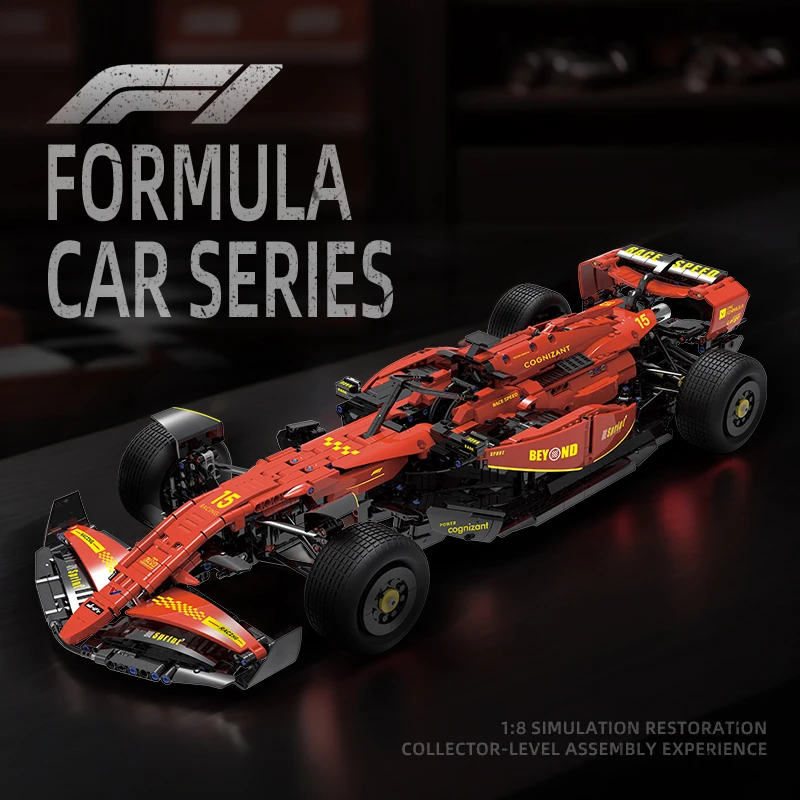 2361 pçs 1:8 moc blocos de construção de corrida técnica montagem veículo tijolos modelo brinquedos para meninos presente aniversário conjunto