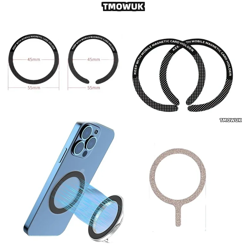 

Для Xiaomi 10 11 12 12S 13 14 15 Pro Ultra для Magsafe - магнитная металлическая пластина-кольцо для беспроводной зарядки - быстрая зарядка