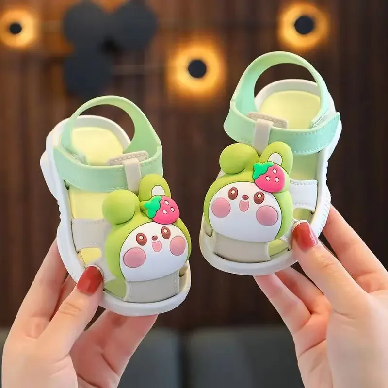 Sandalias Shoes for Girl Children Sandals Garden Shoes New Summer Cartoon Boy Beach Shoe Soft Soled Girls Walking Shoe Baby Shoe