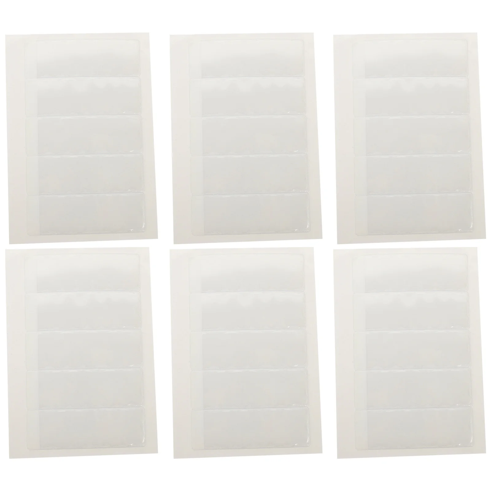 

Держатель для карт, 6 листов, самоклеящиеся карманы для карточек для малого бизнеса, легкая видимость, гладкая, удобная на ощупь