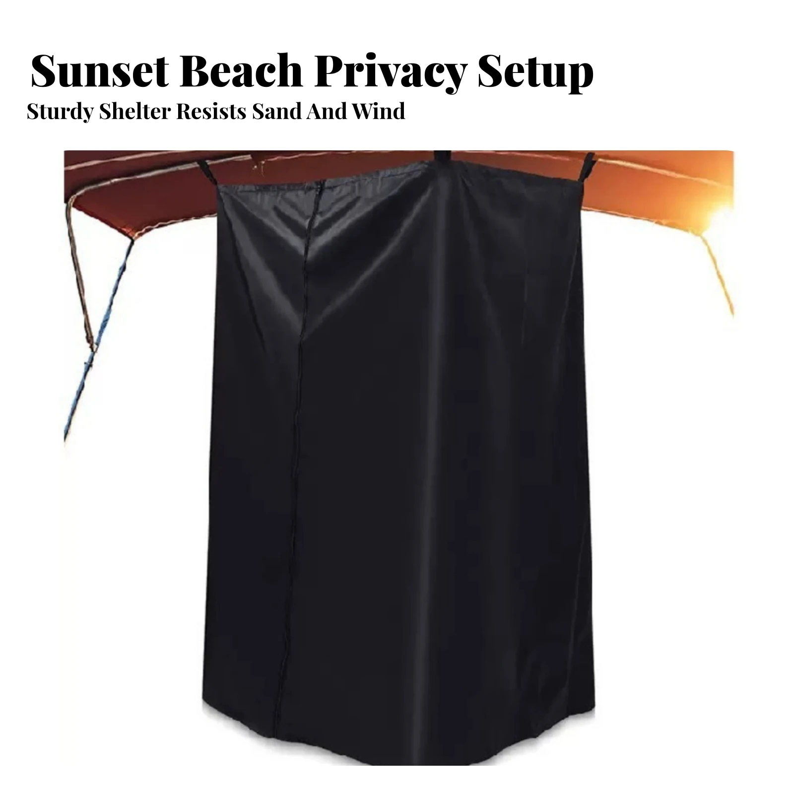 Boat Changing Curtain Foldable Hanging Changing Room Hanging Privacy Curtain Portable for Boaters, Yacht, Camping