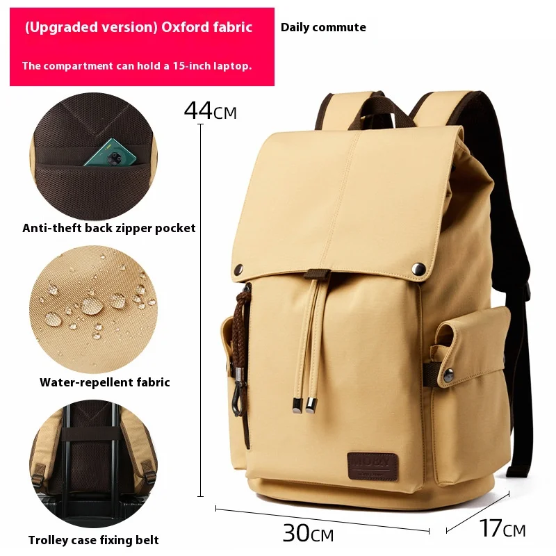 

Мужская парусиновая сумка в стиле ретро с двойным плечом, повседневная дорожная большая сумка Capaci Cuter Exchange для студентов колледжа, сумка для книг