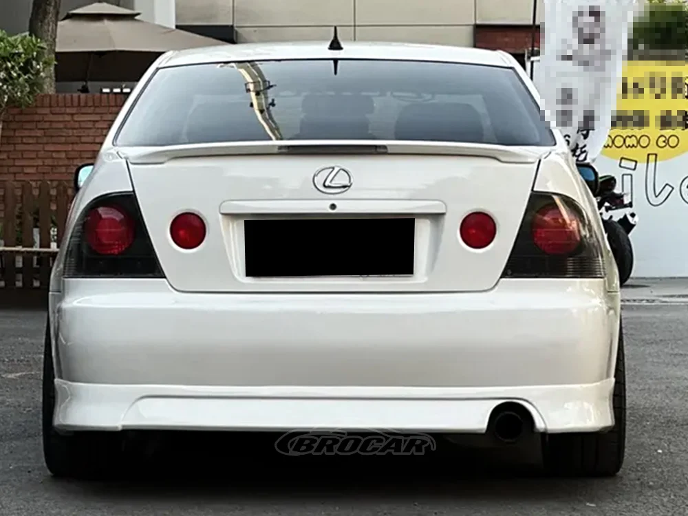 For 1998--2005 Lexus IS200 IS300 ALTEZZA Factory with light High quality ABS plastic unpainted spoiler Trunk boot wing spoiler