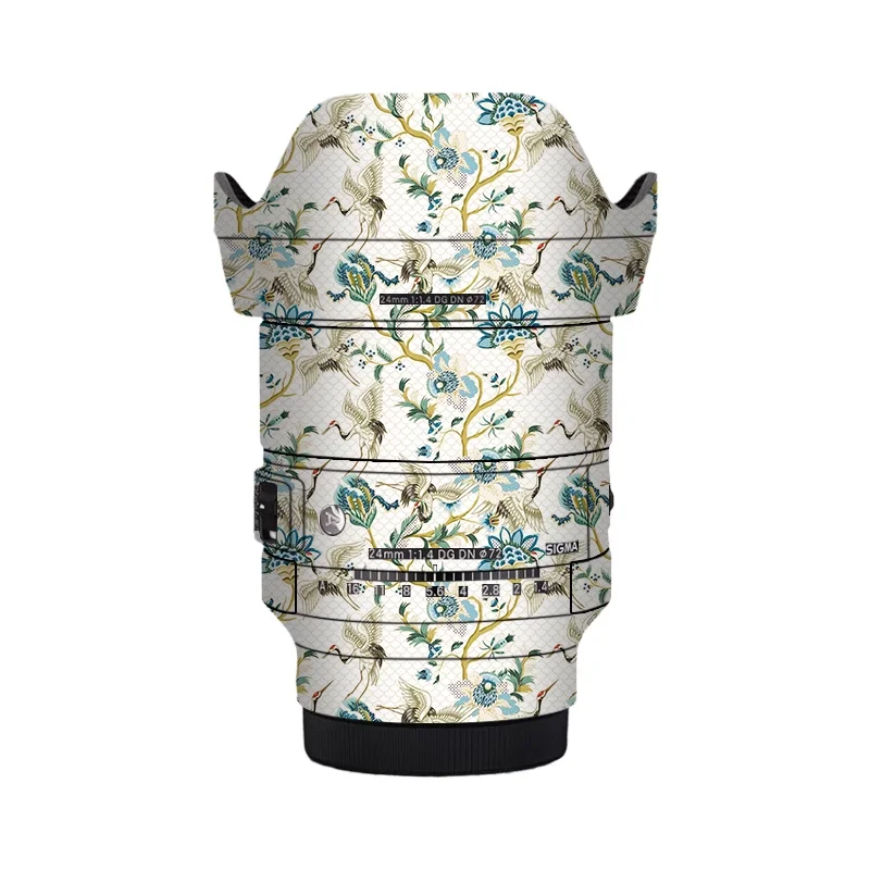 Untuk Sigma 24 1.4 DG HSM Art Decal Skin Vinyl Wrap Film lensa pelindung stiker mantel 24mm F1.4 DN DG Sony E Mount