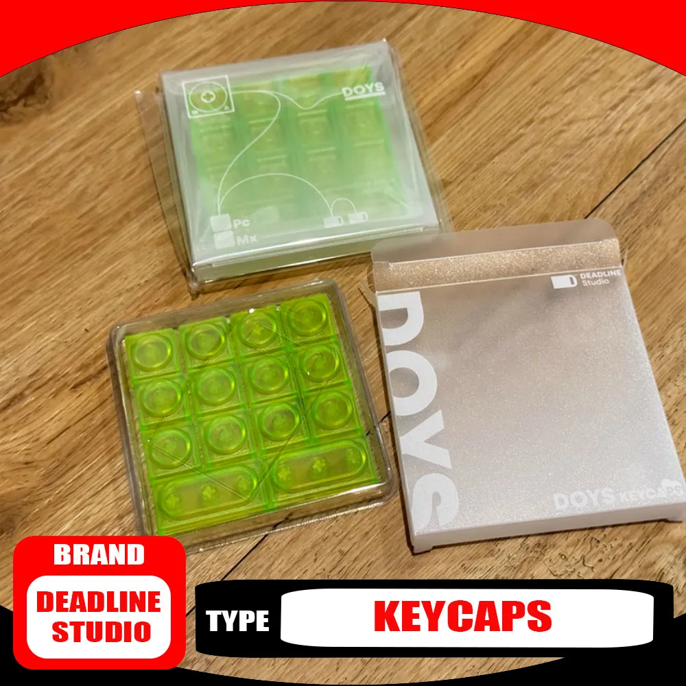 

DOYS 3C Block Keycaps Mechanical Keyboard Set Transparent Frosted Building 32/14/33 Custom Keycaps PC Gamer Accessories Durable