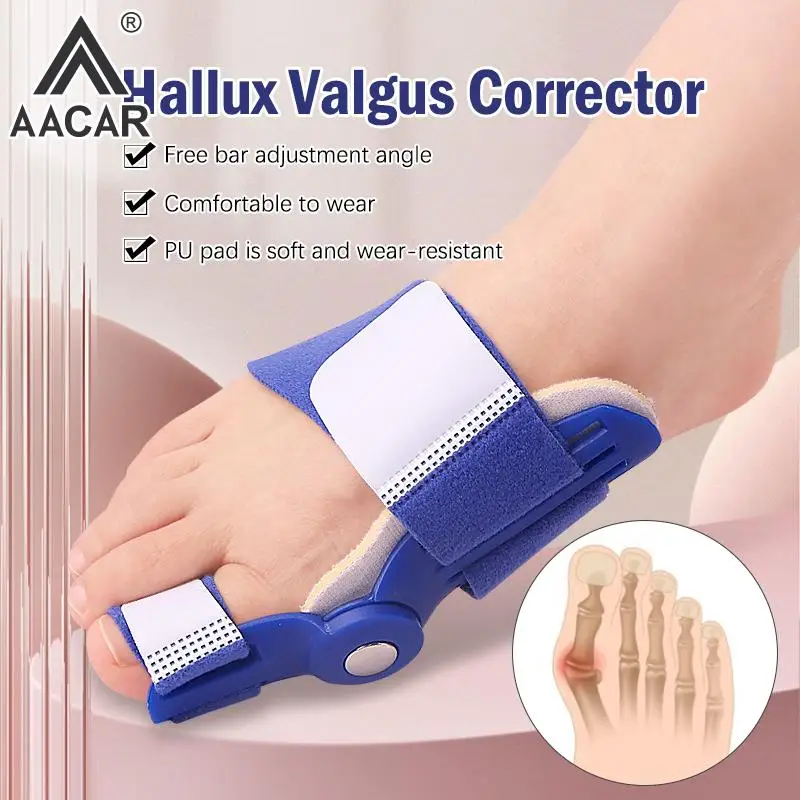 1Pcs Big Bone Toe Bunion Splint Straightener Corrector Foot Pain Relief Hallux Valgus Feet Care Protector Foot Care Tools