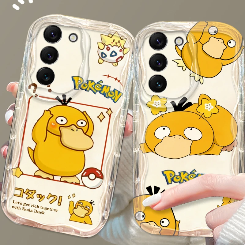 

P-Psyducks P-Pokemones Cute For Samsung S24 S23 S21 S20 Ultra Plus FE A73 A72 A71 A51 A31 A05S A05 A04 5G Wave Oil Soft