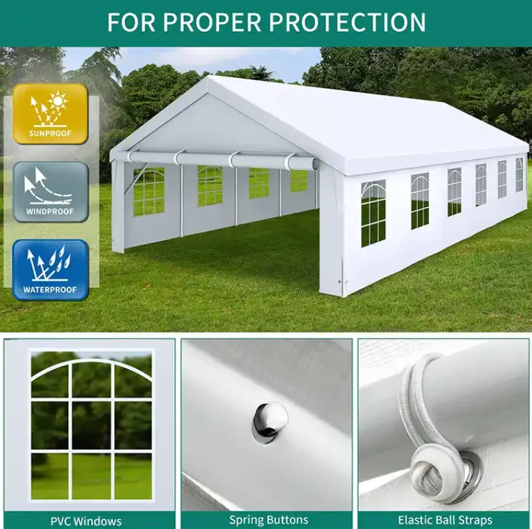 Modern Large Outdoor Wedding Canopy Tents Easy-Up Clear Event Marquee Fashionable Iron For Trade Shows Parties Direct
