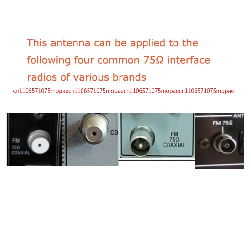 OK 1 قطعة 3M FM/DAB 75Ω هوائي الراديو لسوني لمكبر الصوت Pioneer Combination #4