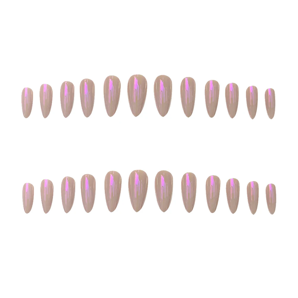 

24 pcs 1 Set Art Decor Stickers Decals Women Decor False Pieces Manicure Diy Tools Fake Nail Stickers Nail Pieces For Women